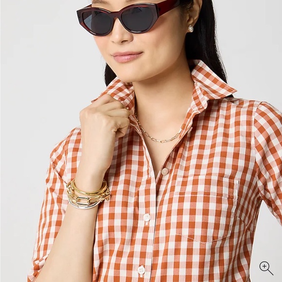 J. Crew Factory Lightweight cotton-blend shirt in signature fit - Picture 3 of 4